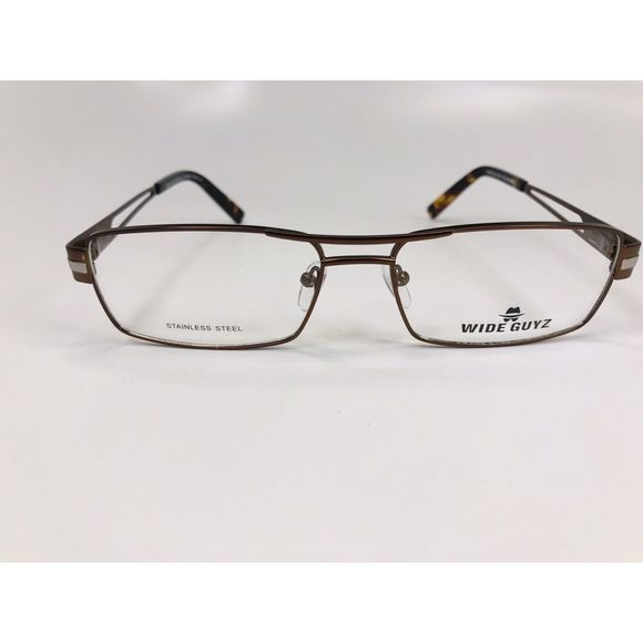 New Wide Guyz Brown COSTELLO Eyeglasses 59mm for The Stylish Large Man - Picture 3 of 12
